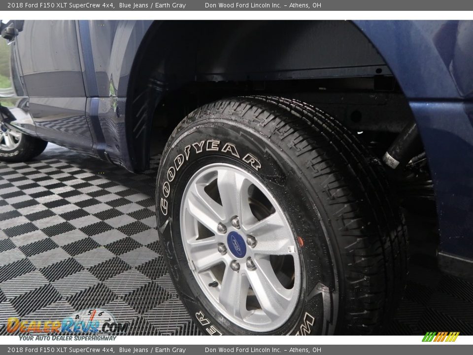 2018 Ford F150 XLT SuperCrew 4x4 Blue Jeans / Earth Gray Photo #29