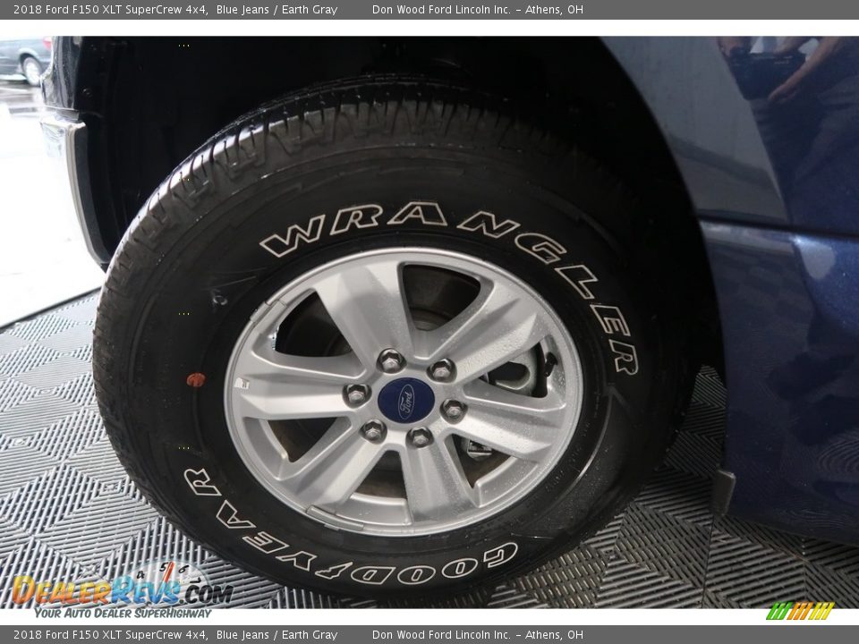 2018 Ford F150 XLT SuperCrew 4x4 Blue Jeans / Earth Gray Photo #30