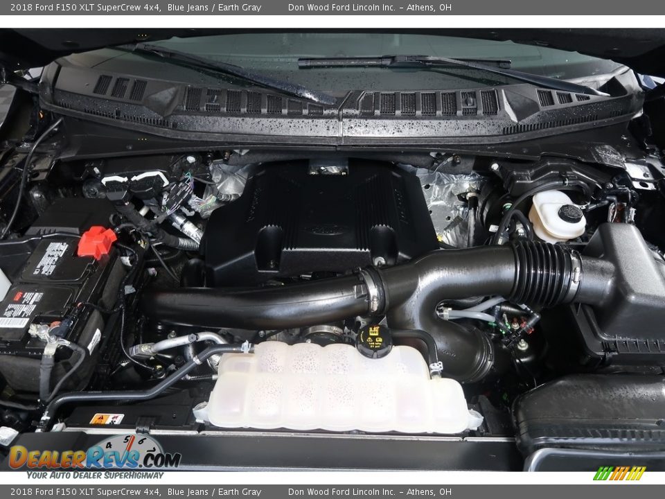 2018 Ford F150 XLT SuperCrew 4x4 Blue Jeans / Earth Gray Photo #31
