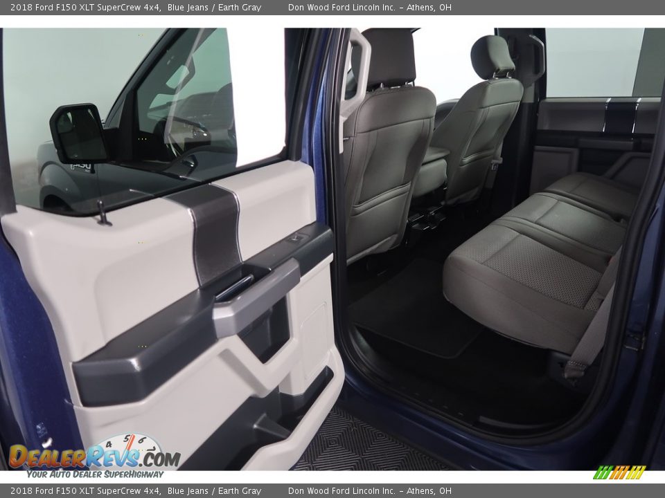 2018 Ford F150 XLT SuperCrew 4x4 Blue Jeans / Earth Gray Photo #33