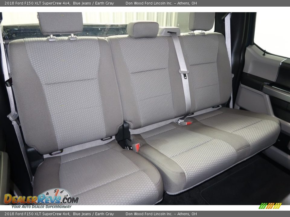 2018 Ford F150 XLT SuperCrew 4x4 Blue Jeans / Earth Gray Photo #36