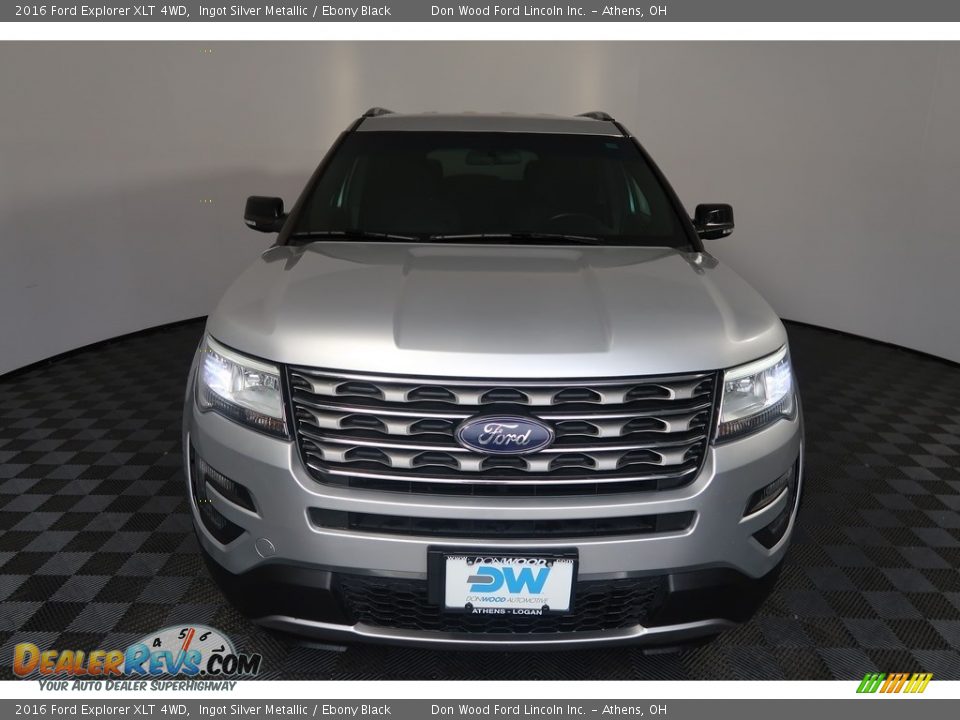 2016 Ford Explorer XLT 4WD Ingot Silver Metallic / Ebony Black Photo #6
