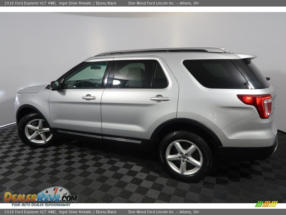 2016 Ford Explorer XLT 4WD Ingot Silver Metallic / Ebony Black Photo #9