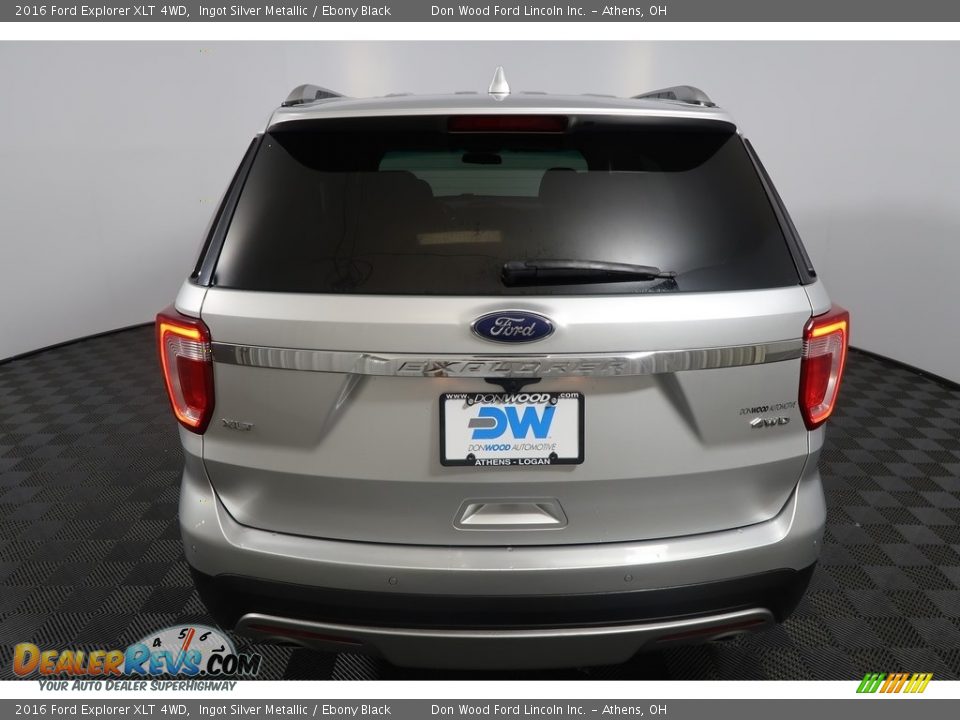 2016 Ford Explorer XLT 4WD Ingot Silver Metallic / Ebony Black Photo #11