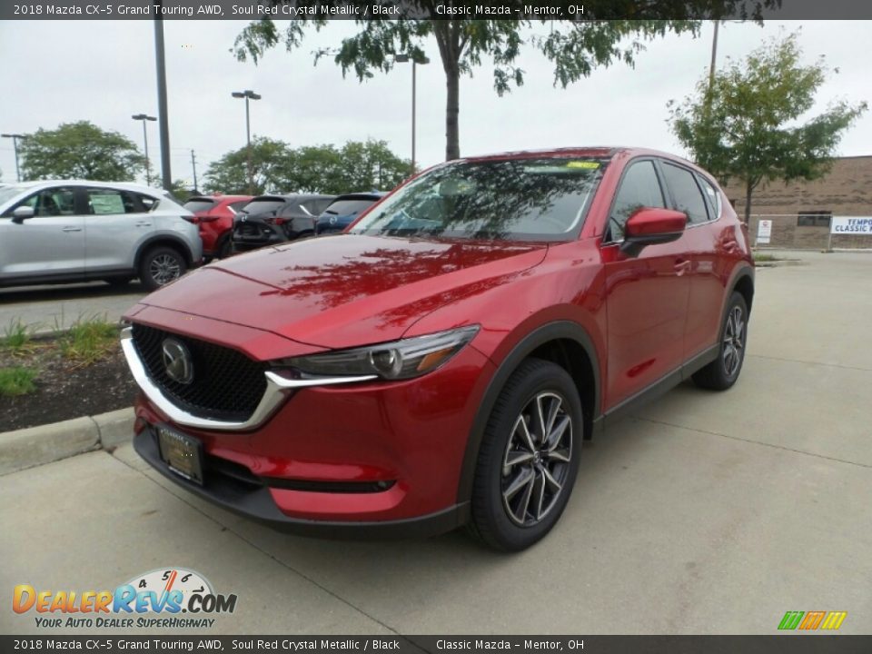 2018 Mazda CX-5 Grand Touring AWD Soul Red Crystal Metallic / Black Photo #1