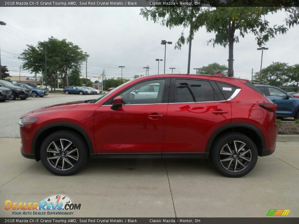 2018 Mazda CX-5 Grand Touring AWD Soul Red Crystal Metallic / Black Photo #2