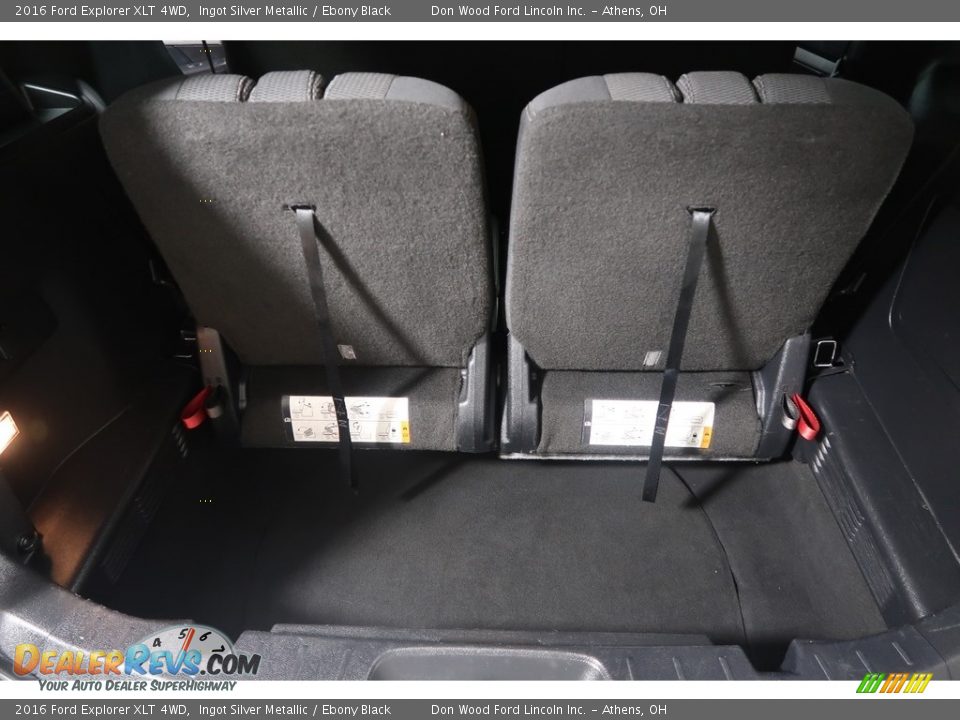 2016 Ford Explorer XLT 4WD Ingot Silver Metallic / Ebony Black Photo #31