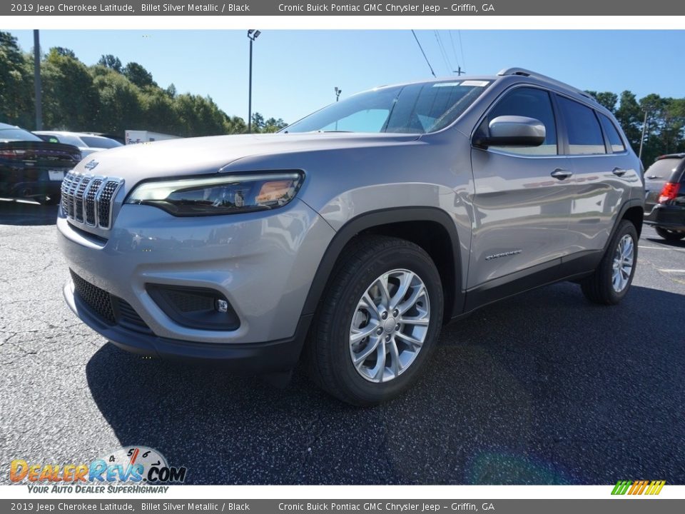 2019 Jeep Cherokee Latitude Billet Silver Metallic / Black Photo #3