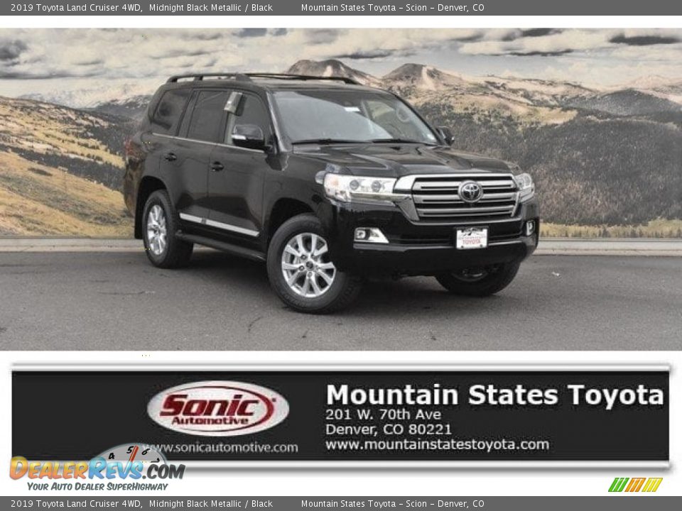 2019 Toyota Land Cruiser 4WD Midnight Black Metallic / Black Photo #1