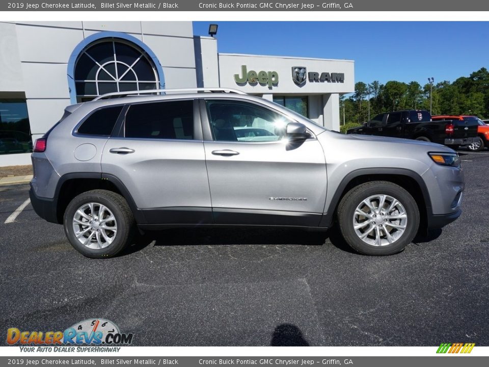 2019 Jeep Cherokee Latitude Billet Silver Metallic / Black Photo #9