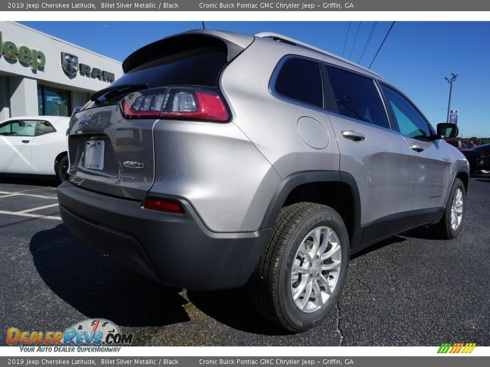 2019 Jeep Cherokee Latitude Billet Silver Metallic / Black Photo #10