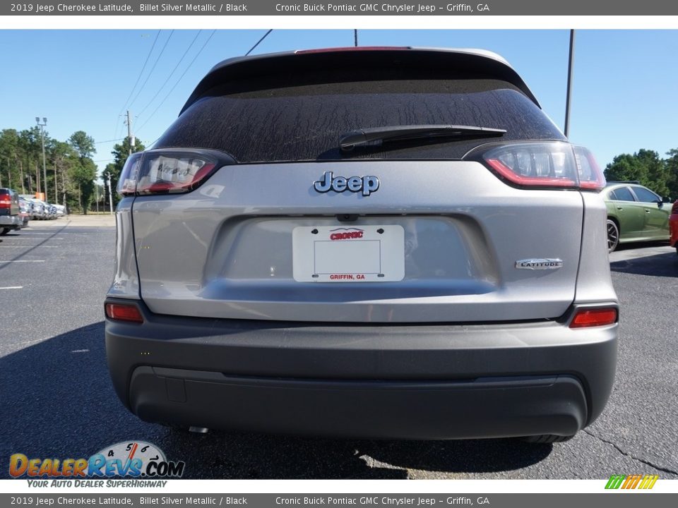 2019 Jeep Cherokee Latitude Billet Silver Metallic / Black Photo #11