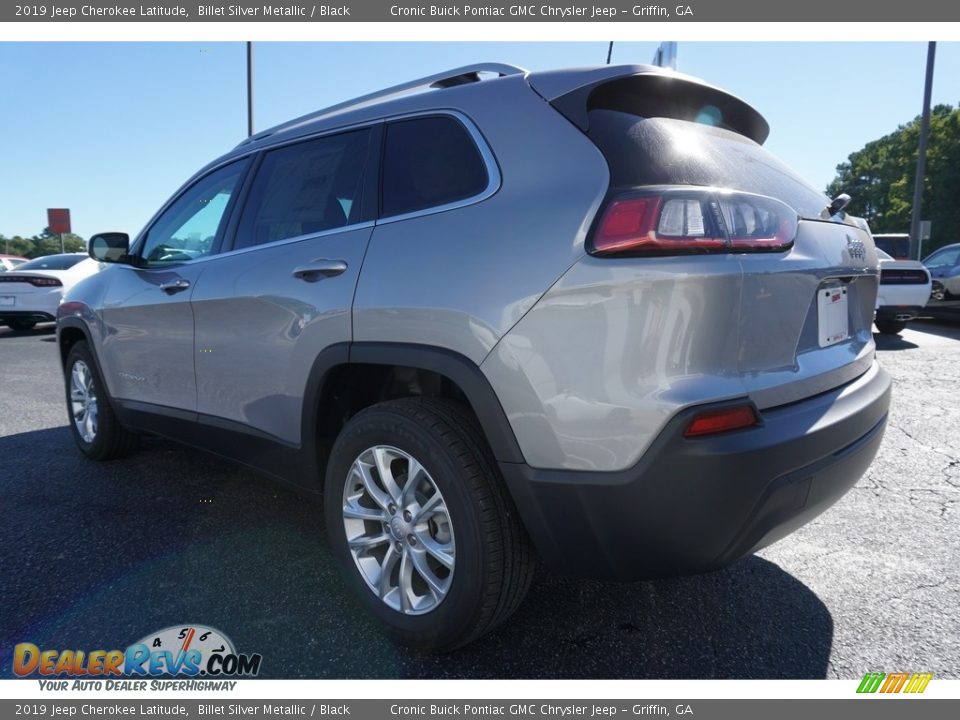 2019 Jeep Cherokee Latitude Billet Silver Metallic / Black Photo #12