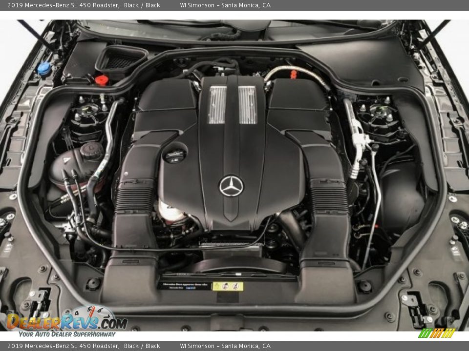 2019 Mercedes-Benz SL 450 Roadster 3.0 Liter DI biturbo DOHC 24-Valve VVT V6 Engine Photo #8