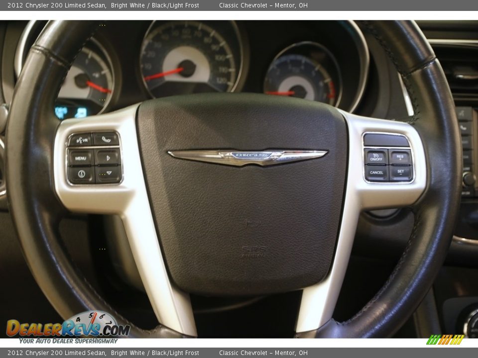 2012 Chrysler 200 Limited Sedan Bright White / Black/Light Frost Photo #6