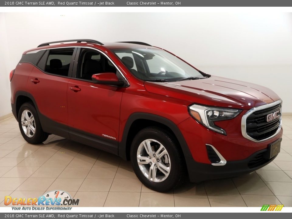 2018 GMC Terrain SLE AWD Red Quartz Tintcoat / ­Jet Black Photo #1