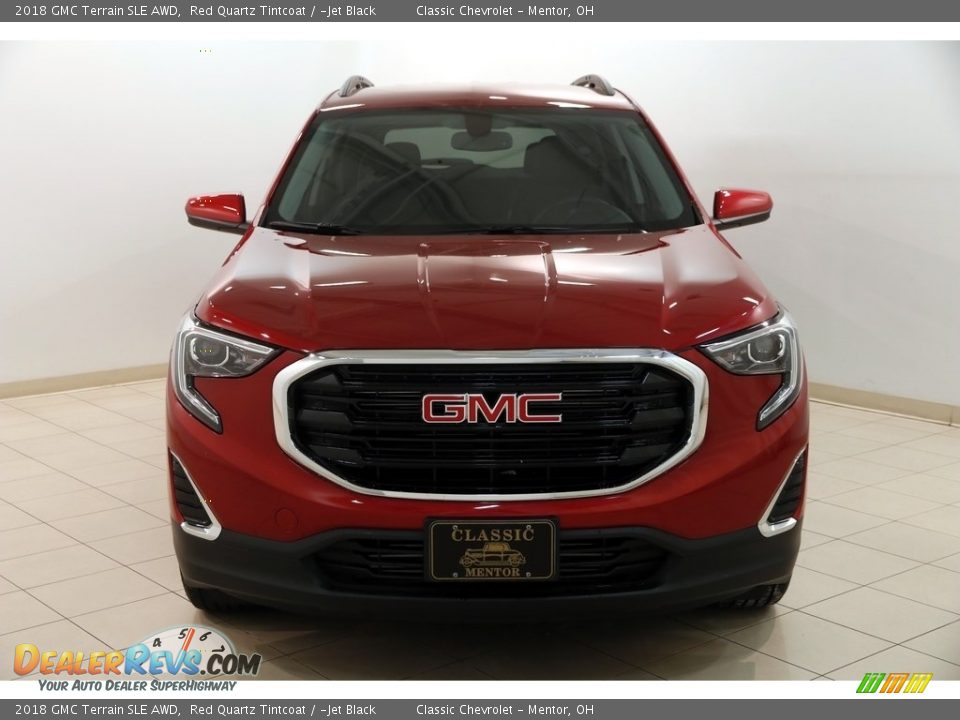 2018 GMC Terrain SLE AWD Red Quartz Tintcoat / ­Jet Black Photo #2