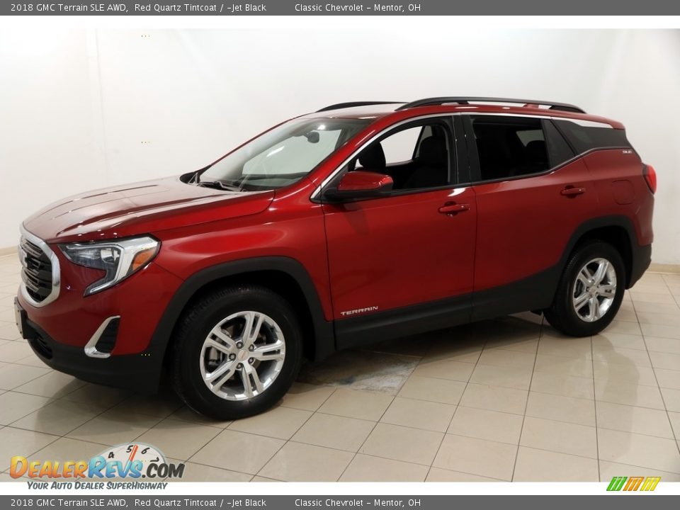 2018 GMC Terrain SLE AWD Red Quartz Tintcoat / ­Jet Black Photo #3
