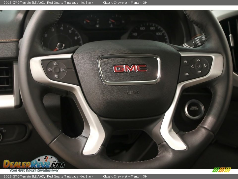 2018 GMC Terrain SLE AWD Red Quartz Tintcoat / ­Jet Black Photo #7