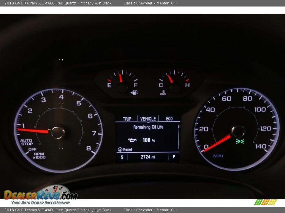 2018 GMC Terrain SLE AWD Red Quartz Tintcoat / ­Jet Black Photo #8