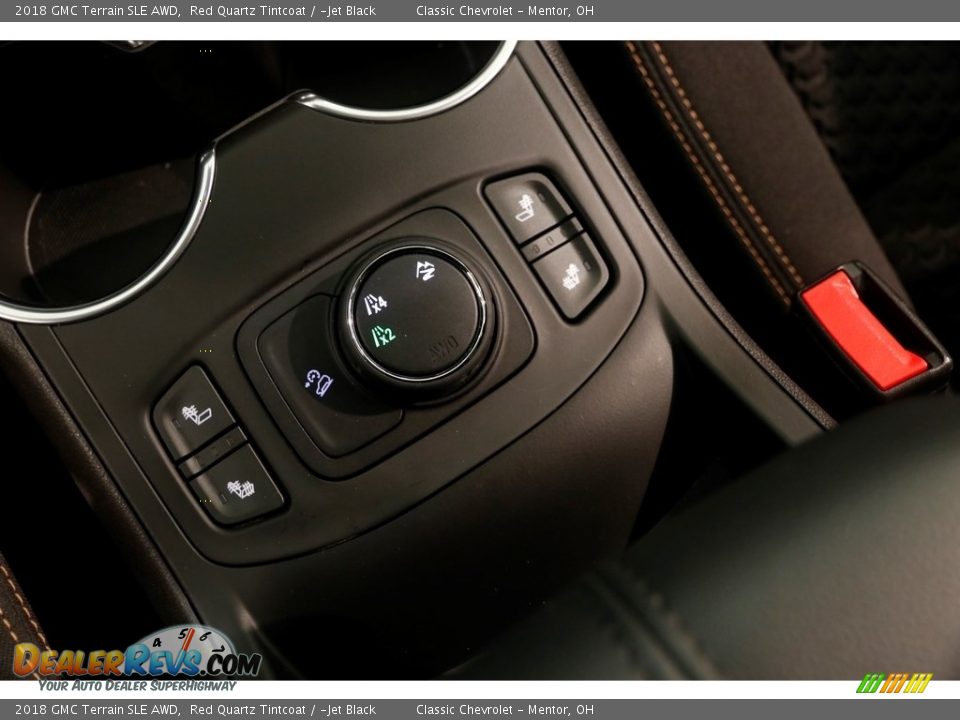 2018 GMC Terrain SLE AWD Red Quartz Tintcoat / ­Jet Black Photo #17