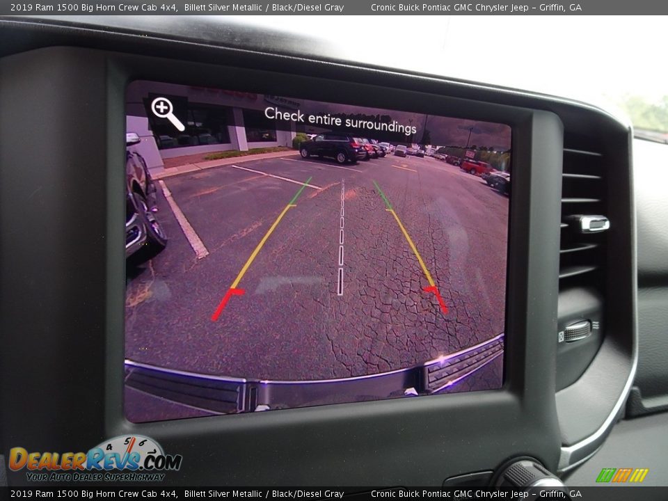 2019 Ram 1500 Big Horn Crew Cab 4x4 Billett Silver Metallic / Black/Diesel Gray Photo #6