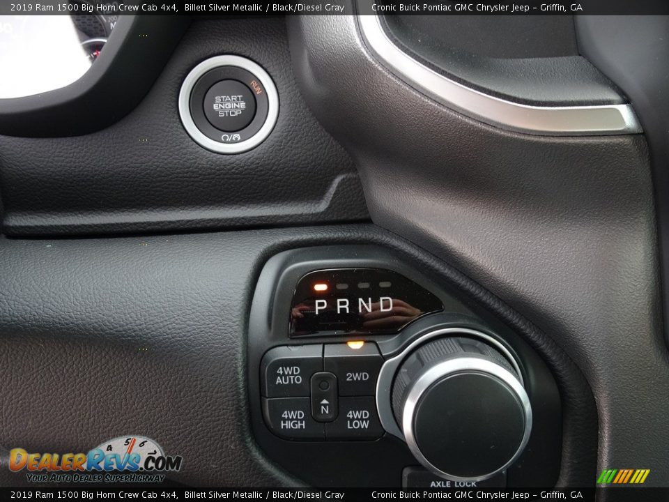 2019 Ram 1500 Big Horn Crew Cab 4x4 Billett Silver Metallic / Black/Diesel Gray Photo #7