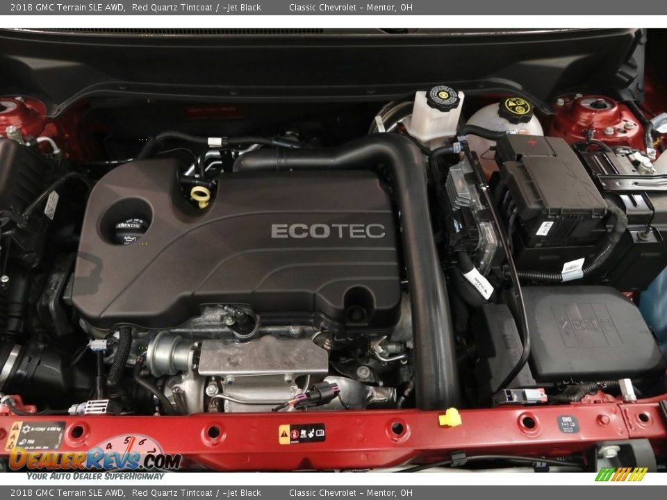2018 GMC Terrain SLE AWD Red Quartz Tintcoat / ­Jet Black Photo #22