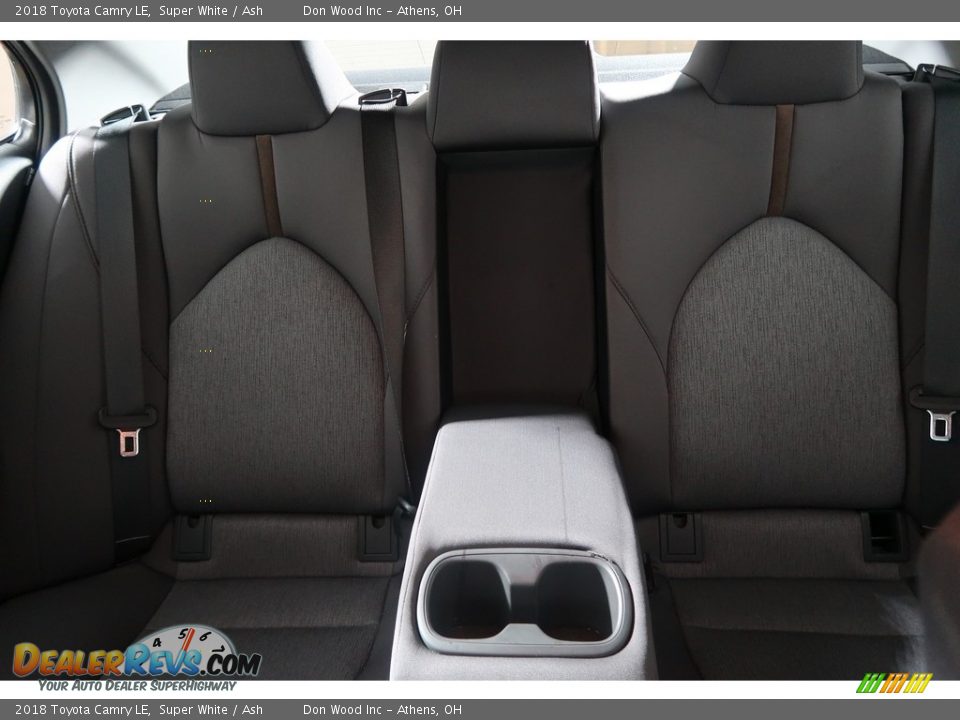 2018 Toyota Camry LE Super White / Ash Photo #24