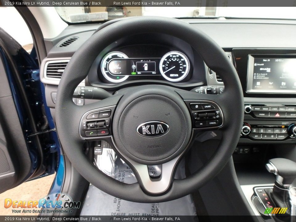 2019 Kia Niro LX Hybrid Steering Wheel Photo #17