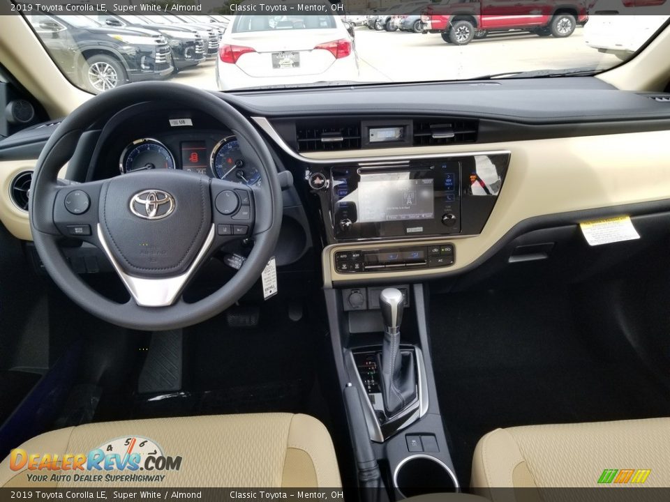 Almond Interior - 2019 Toyota Corolla LE Photo #5