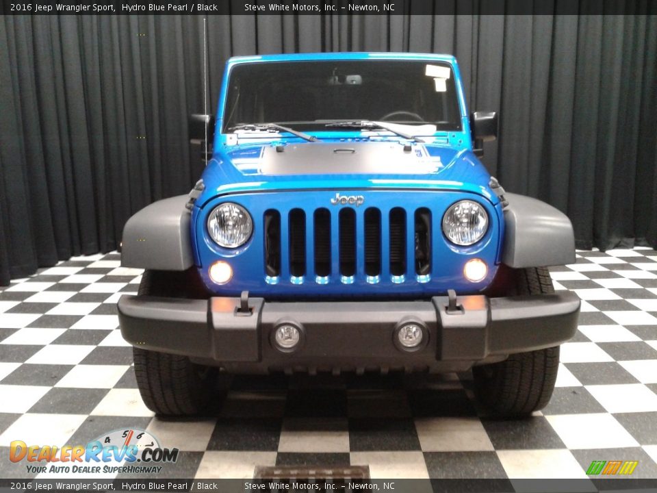 2016 Jeep Wrangler Sport Hydro Blue Pearl / Black Photo #3