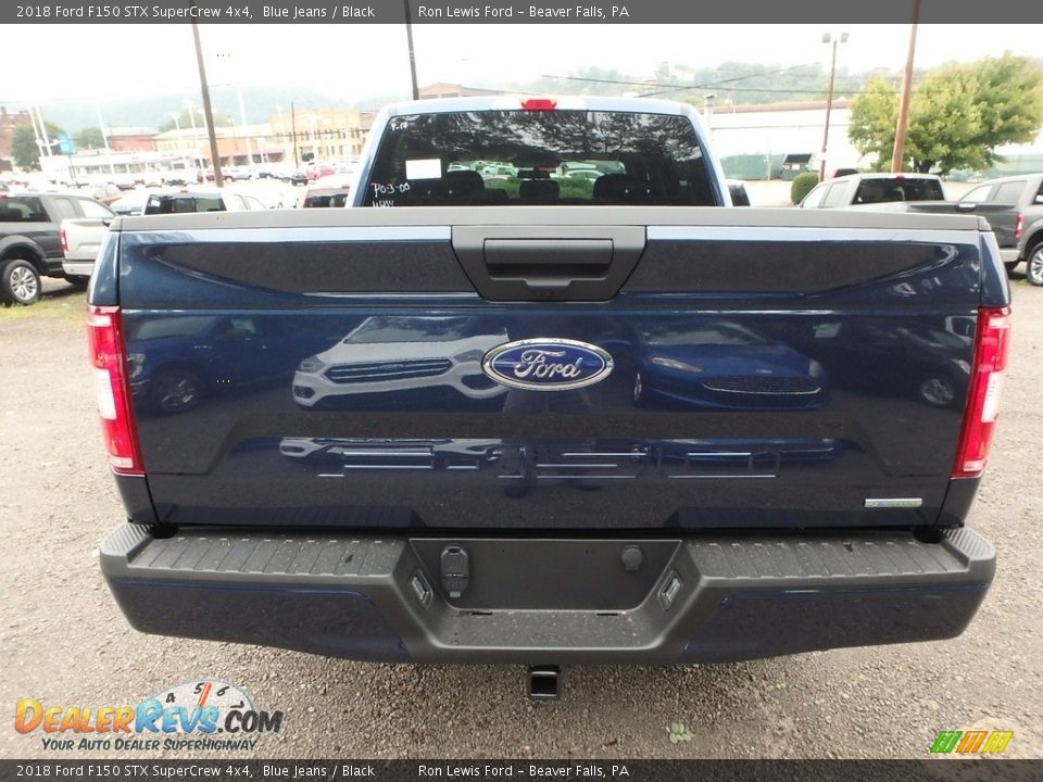 2018 Ford F150 STX SuperCrew 4x4 Blue Jeans / Black Photo #3