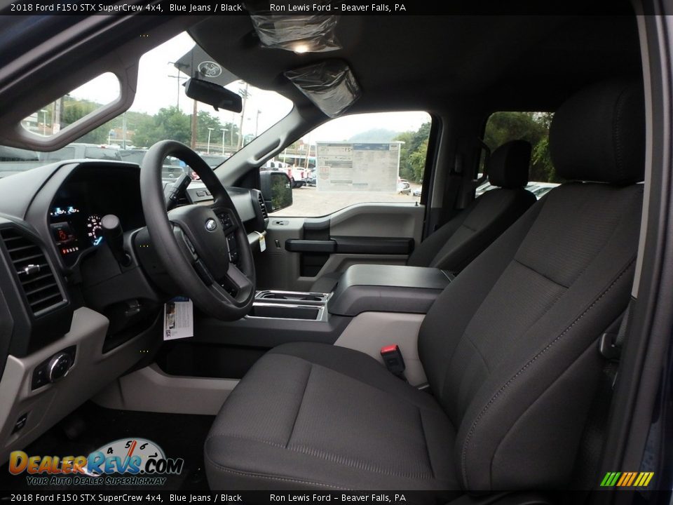 2018 Ford F150 STX SuperCrew 4x4 Blue Jeans / Black Photo #10