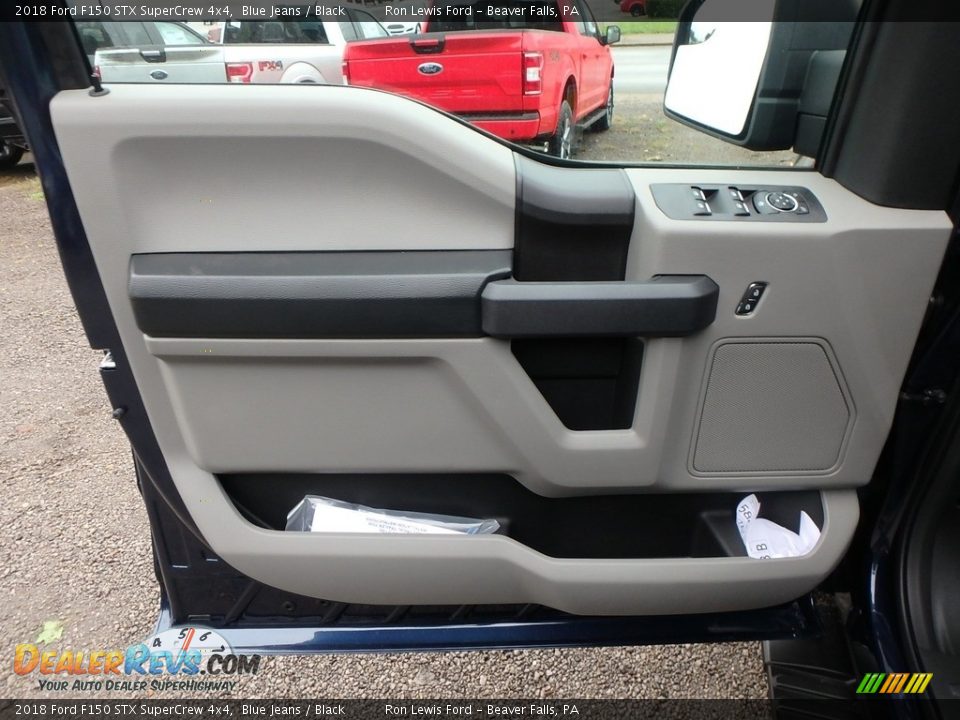2018 Ford F150 STX SuperCrew 4x4 Blue Jeans / Black Photo #13
