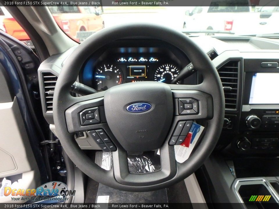2018 Ford F150 STX SuperCrew 4x4 Blue Jeans / Black Photo #16
