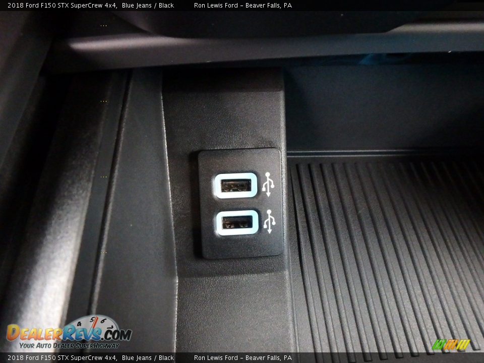 2018 Ford F150 STX SuperCrew 4x4 Blue Jeans / Black Photo #18
