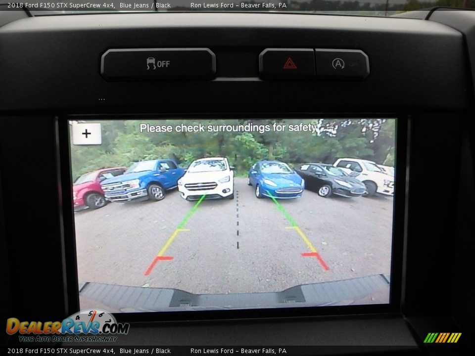 2018 Ford F150 STX SuperCrew 4x4 Blue Jeans / Black Photo #19