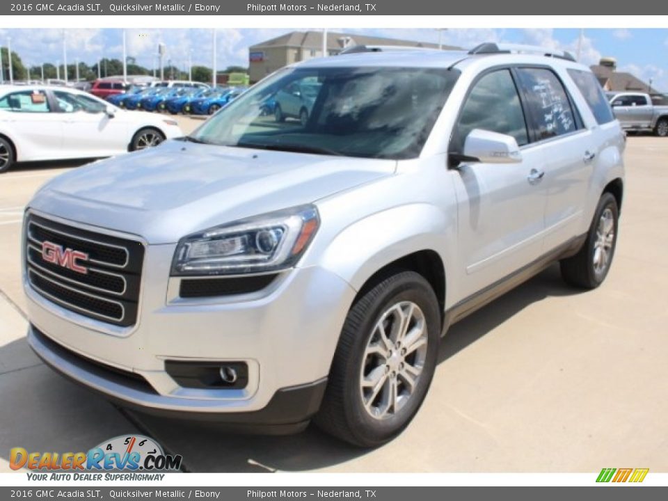 2016 GMC Acadia SLT Quicksilver Metallic / Ebony Photo #3