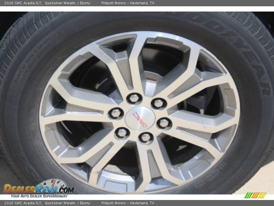2016 GMC Acadia SLT Quicksilver Metallic / Ebony Photo #5