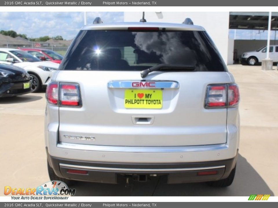 2016 GMC Acadia SLT Quicksilver Metallic / Ebony Photo #7