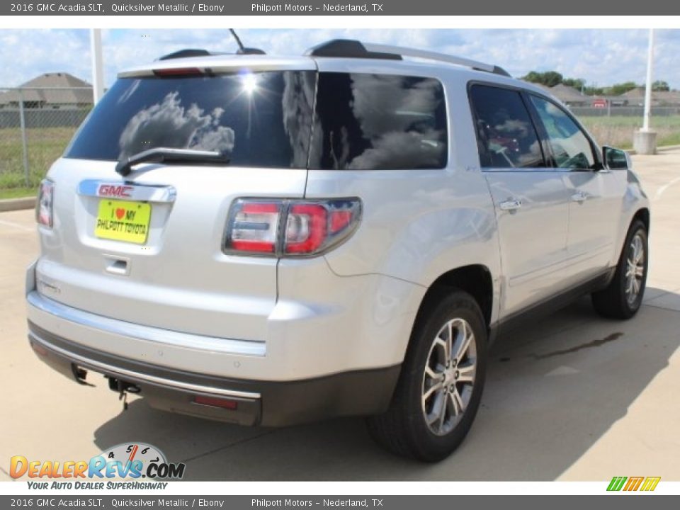 2016 GMC Acadia SLT Quicksilver Metallic / Ebony Photo #8