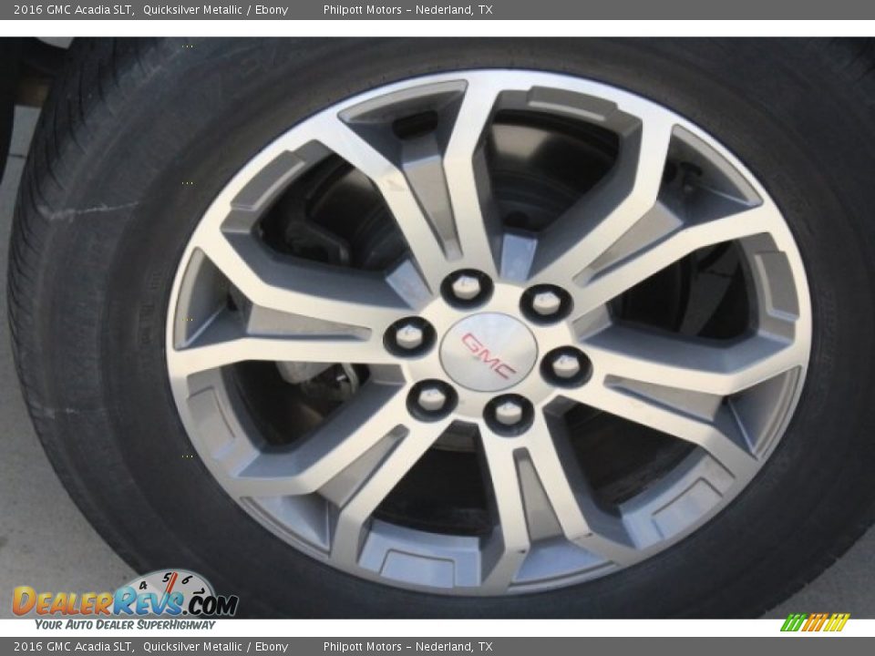 2016 GMC Acadia SLT Quicksilver Metallic / Ebony Photo #9