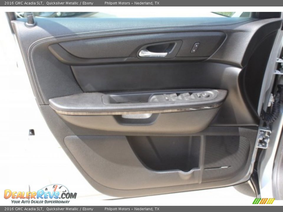 2016 GMC Acadia SLT Quicksilver Metallic / Ebony Photo #12