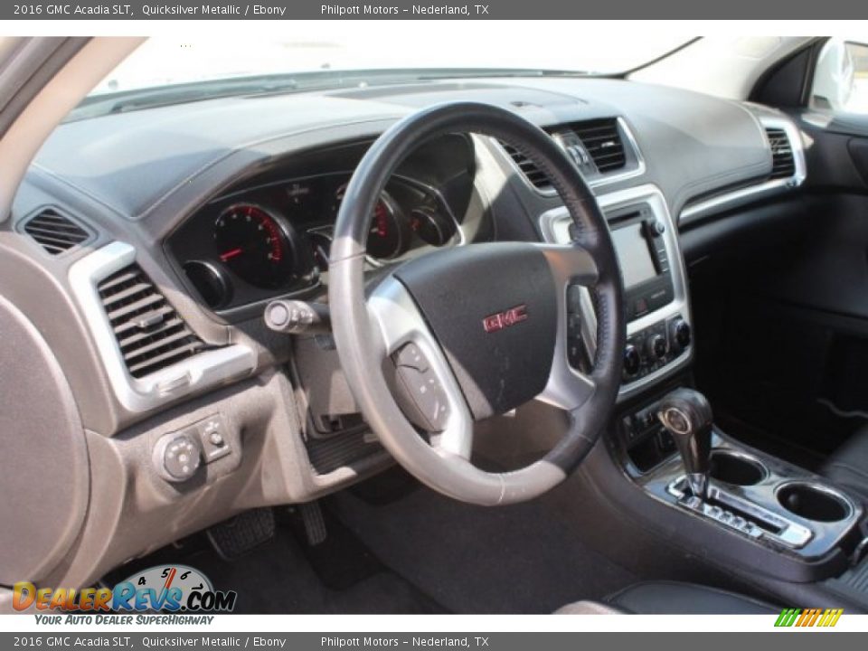 2016 GMC Acadia SLT Quicksilver Metallic / Ebony Photo #13