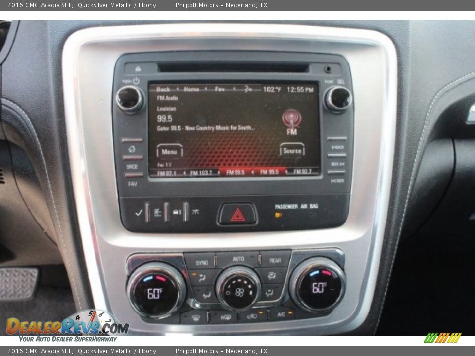 2016 GMC Acadia SLT Quicksilver Metallic / Ebony Photo #16