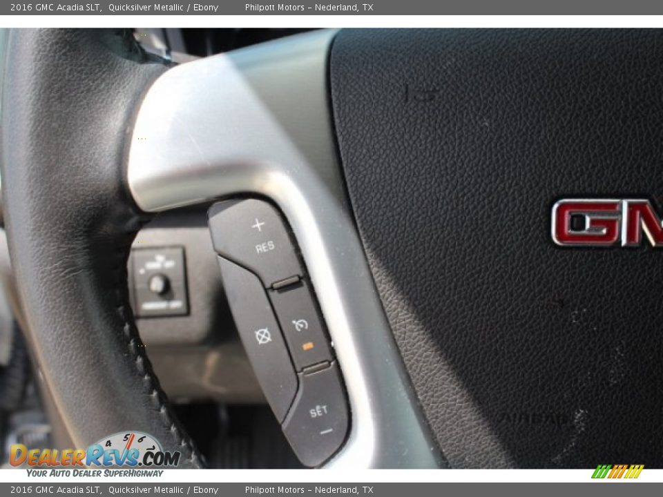 2016 GMC Acadia SLT Quicksilver Metallic / Ebony Photo #18