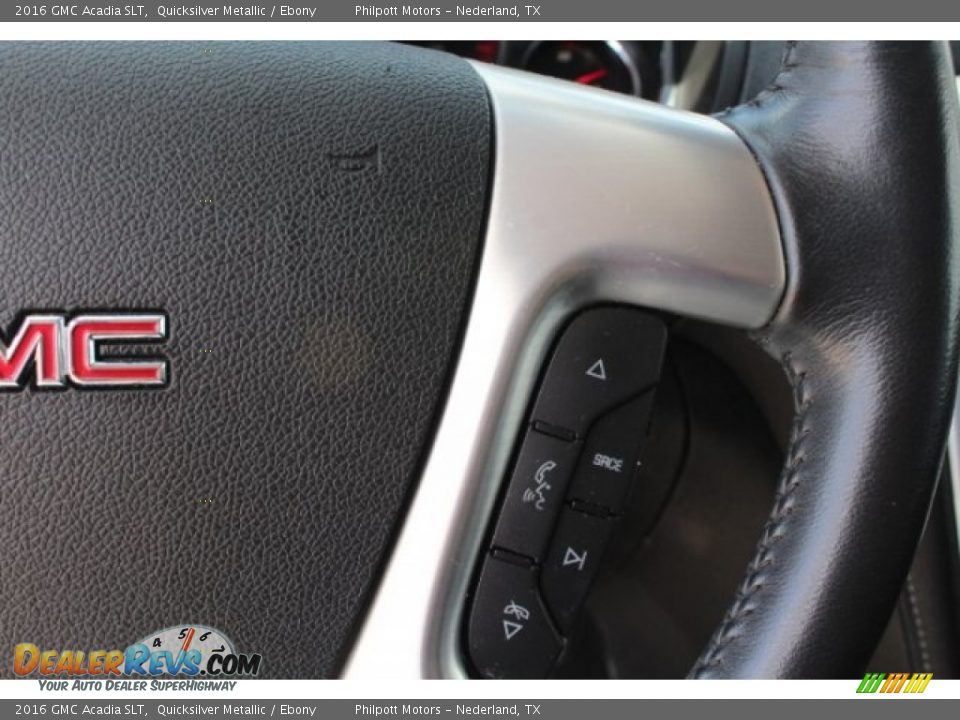 2016 GMC Acadia SLT Quicksilver Metallic / Ebony Photo #19
