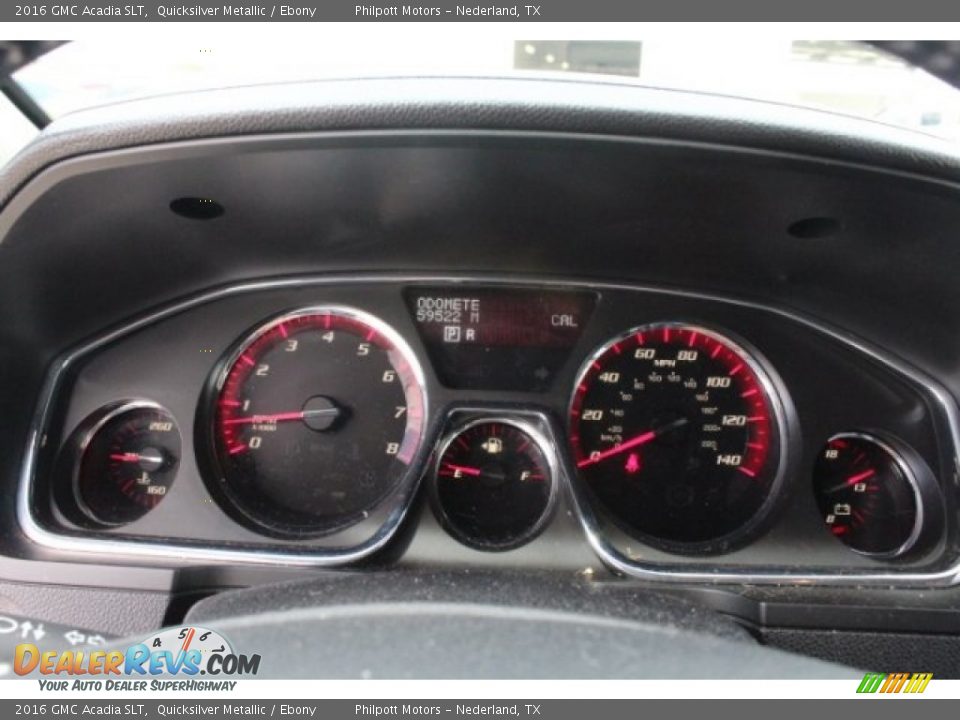 2016 GMC Acadia SLT Quicksilver Metallic / Ebony Photo #20