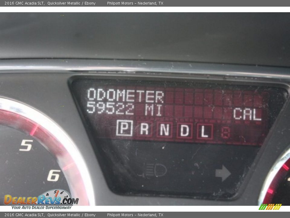 2016 GMC Acadia SLT Quicksilver Metallic / Ebony Photo #21